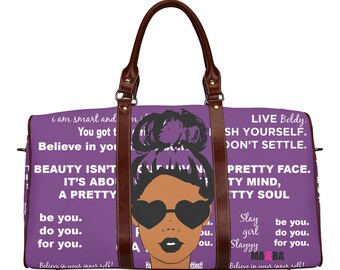 Shenese Purple Small Travel Bag