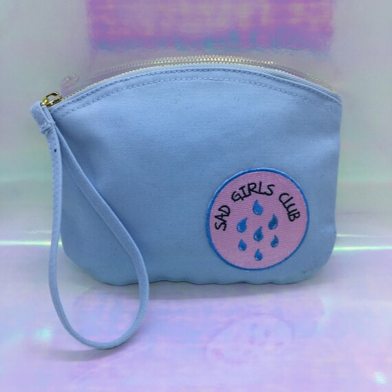 Baby Blue Sad Girls Club Make Up Bag