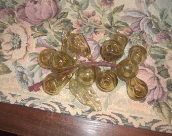 Vintage Italian Blown Glass Grape Bunch "A" JUST REDUCED