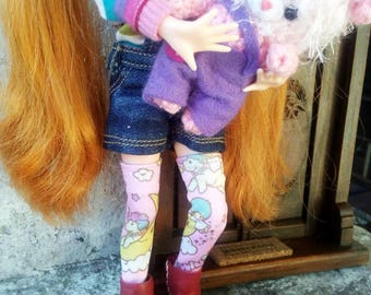 Little twin stars socks for blythe