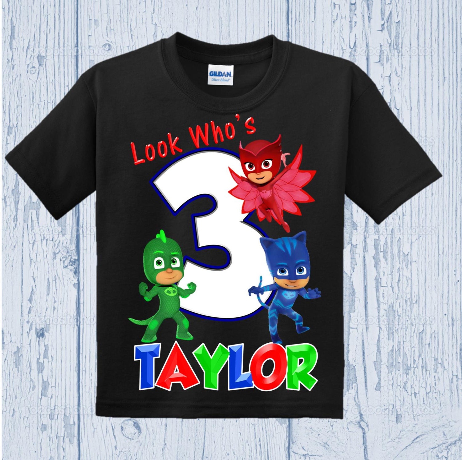 PJ Masks Birthday Shirt PJ Masks Shirt Other Colors