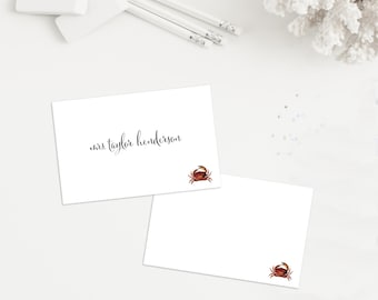 Crab Place Cards - Set of 10