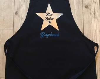 Childrens 'Star Baker' apron & utensil gift set