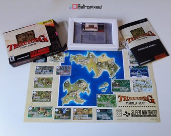 Treasure Hunter G - NTSC - Complete in Box SNES Reproduction