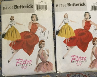 Butterick 50s dress pattern size 6-12