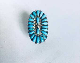 925 Silver and turquoise ring