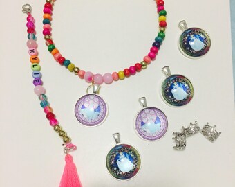 Cinderella necklace and bracelet