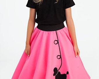 Girls - 50's Poodle Skirt