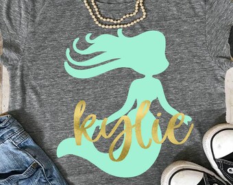Mermaid birthday svg | Etsy