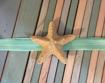 Beachy jungle starfish headband - kids - baby - babies - beach - ocean - sea - nautical - mermaid