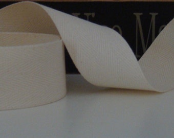 10 Yards Natural Cotton Twill Tape for Primitive Rug Hooking