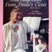 floral cross stitch patterns, From Paula's Closet, duplicate stitch designs, Paula Vaughan, Leisure Arts leaflet