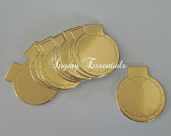 Gold Mini Cake Pop Boards (100 Pack)