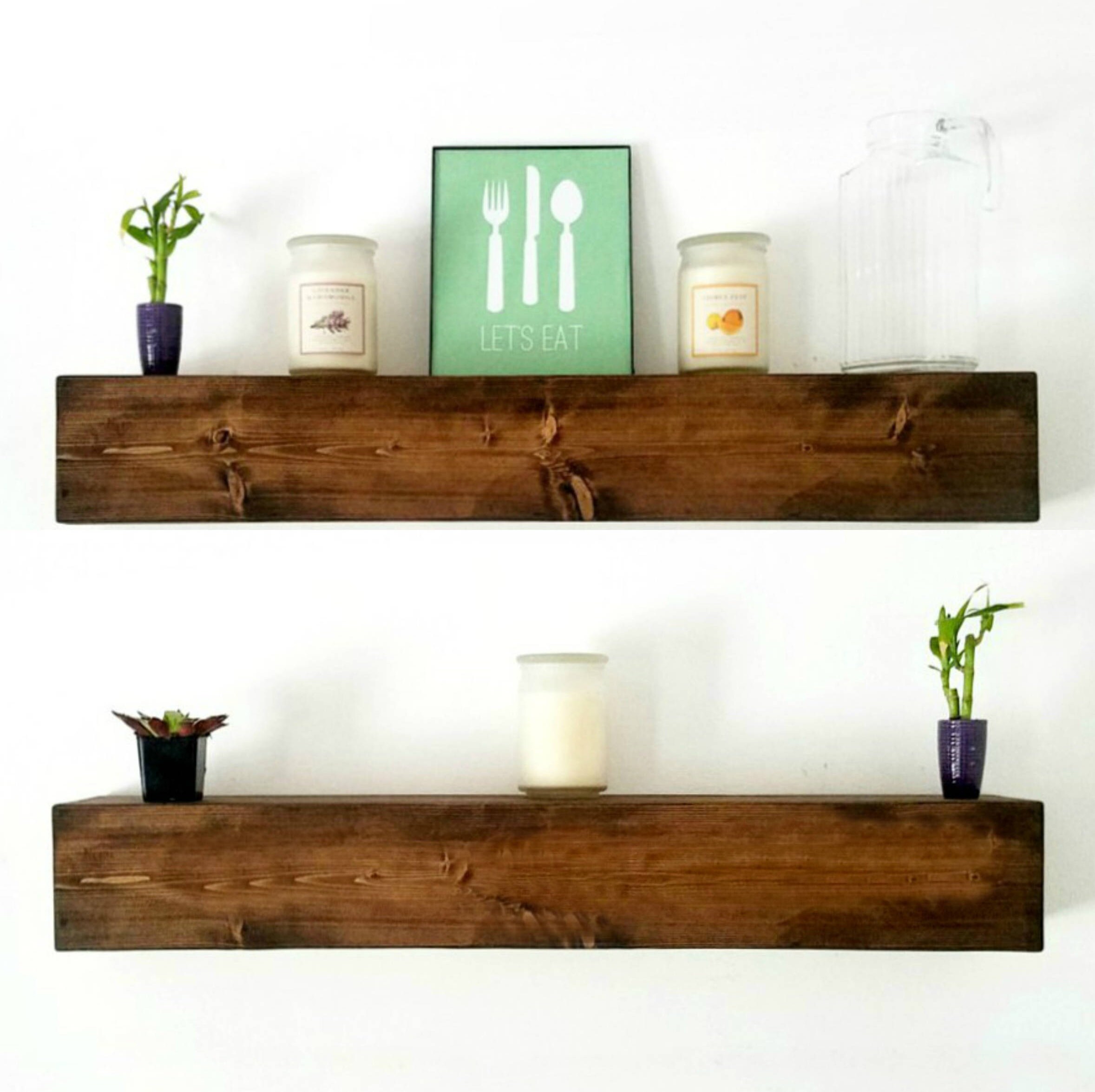 Floating Shelf Farmhouse Decor Floating shelves Rustic