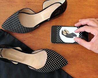 SALE - Leather shoes - Small size shoes - Women shoes - Flats - Handmade - Girls