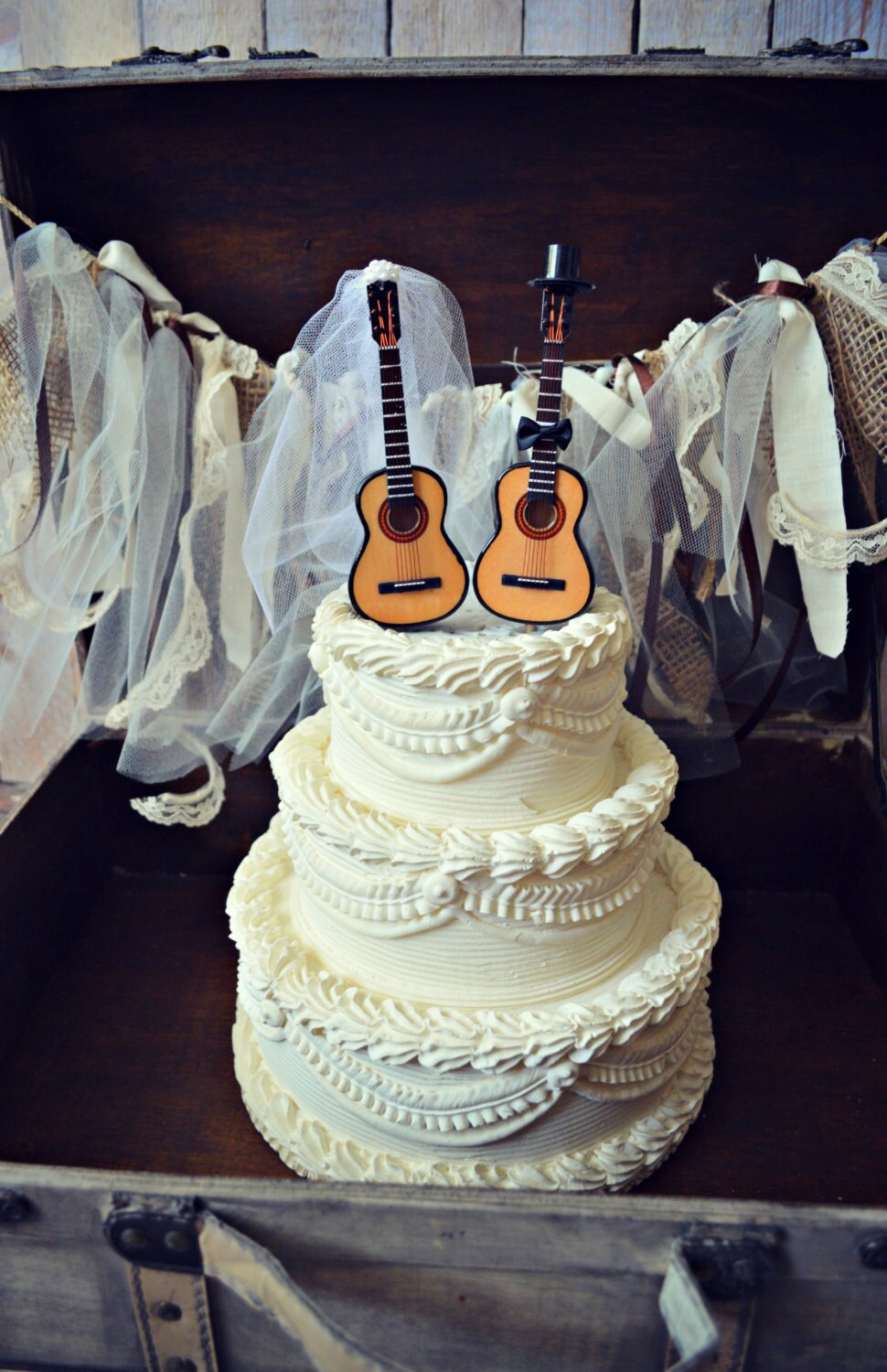 guitare acoustiquegâteau de mariage