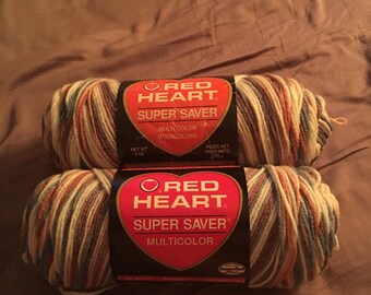 Red heart super saver 6oz yarn