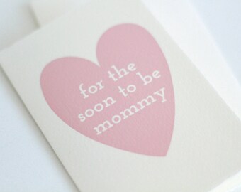 For the soon to be mommy // card for expecting mom // card for a new mom // card for soon to be mom // baby shower card // new mom card //