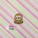 Set of 4 Sloth Feltie, Felt Appliques, Felt Embelishment, Set of 4