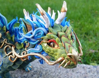 Custom Oriental Dragon Sculpture Made to Order