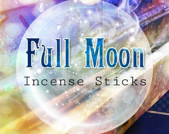 Vanilla Incense Sticks - Hand Dipped Incense - FULL MOON Incense - Twenty Incense Sticks - Scented Incense - Meditation Incense
