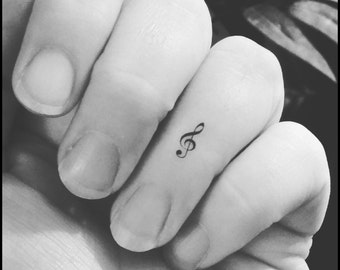 temporary tattoos tiny music note tattoos set of 20 fake tattoos music tattoos