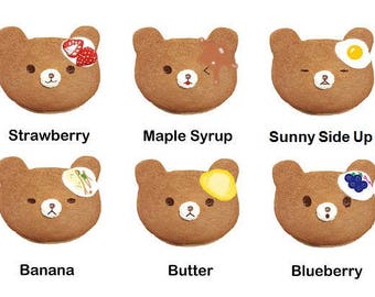 JUMBO/Mini Bear Pancakes Squishy