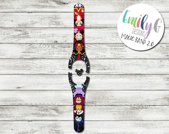 Villains Magic Band 1.0 or 2.0 Decal or Skin | Adult and Child Size Waterproof Custom MagicBand Wrap | RTS Ready To Ship