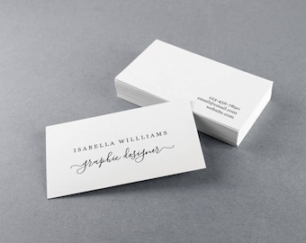 simple personal business card