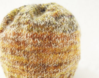 Handknit handspun Baby or Toddler Hat