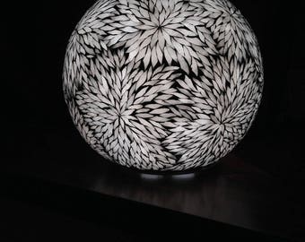 To order. Black and white variation for a beautiful floral pattern.