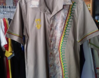 African Polished Cotton Shirt