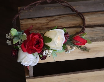 Artificial Ladies Adjustable Side crown/wreath