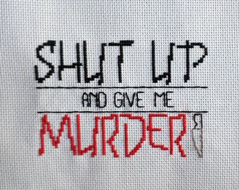 Murder Cross Stitch