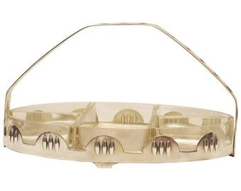 Art Deco Dish with Handle, Centerpiece