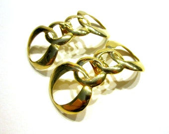 Vintage Gold Circles Shoe Clips Shoe Decor Decoration Accessory Gift for Her Under 25 Shoe Accessories Gift Idea