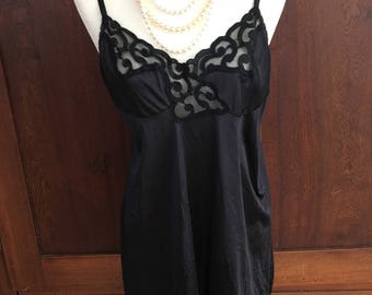 34 / Full Slip / Vintage Black / Small
