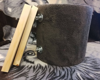 Package 1 - Fluffy tube + Wood shelves for chinchilla cage