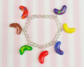 Jelly Bean Charm Bracelet