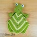 Download Crocodile Lovey / Security Blanket PDF Crochet Pattern