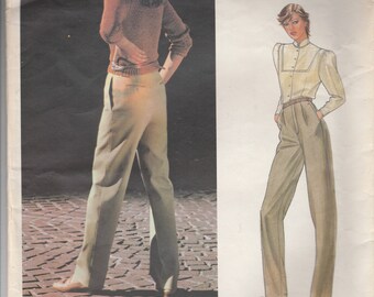 Perry Ellis Proportioned Pants Pattern Vogue 2677 Size 14 Uncut