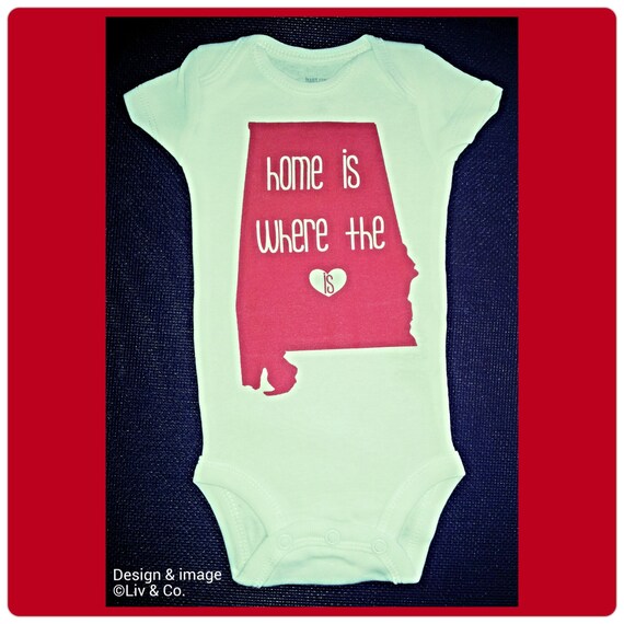 Baby And Toddler Alabama Shirt Or Bodysuit Baby Clothing