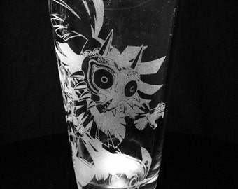 Legend of Zelda- Skull Kid- Majora's Mask Pint Glass