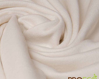 Ready-AbZORB™ ProECO® Organic Cotton French Terry Fabric (Natural, sold by the yard)