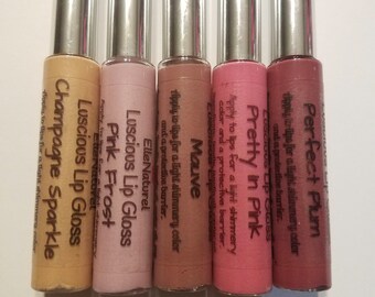 Luscious Lip Gloss, Lip Tint, Lip Shimmer, Lanolin Lip Gloss, Wand Lip Gloss