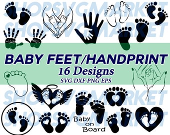 Download Baby footprint svg | Etsy