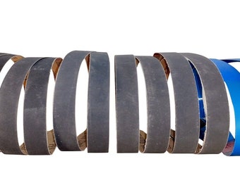 1 in. X 30 in. Premium Silicon Carbide Assorted Grit Sanding/Sharpening Belts