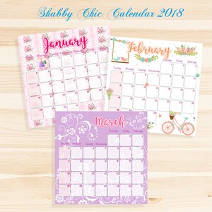 Cute calendar | Etsy