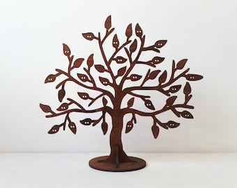 Jewelry Tree / Earring Holder / Wooden Jewelry Tree / Jewelry Stand / Gift for any woman / Wooden Jewellery Organizer