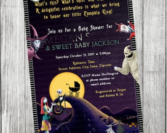 Nightmare Before Christmas Baby Shower 